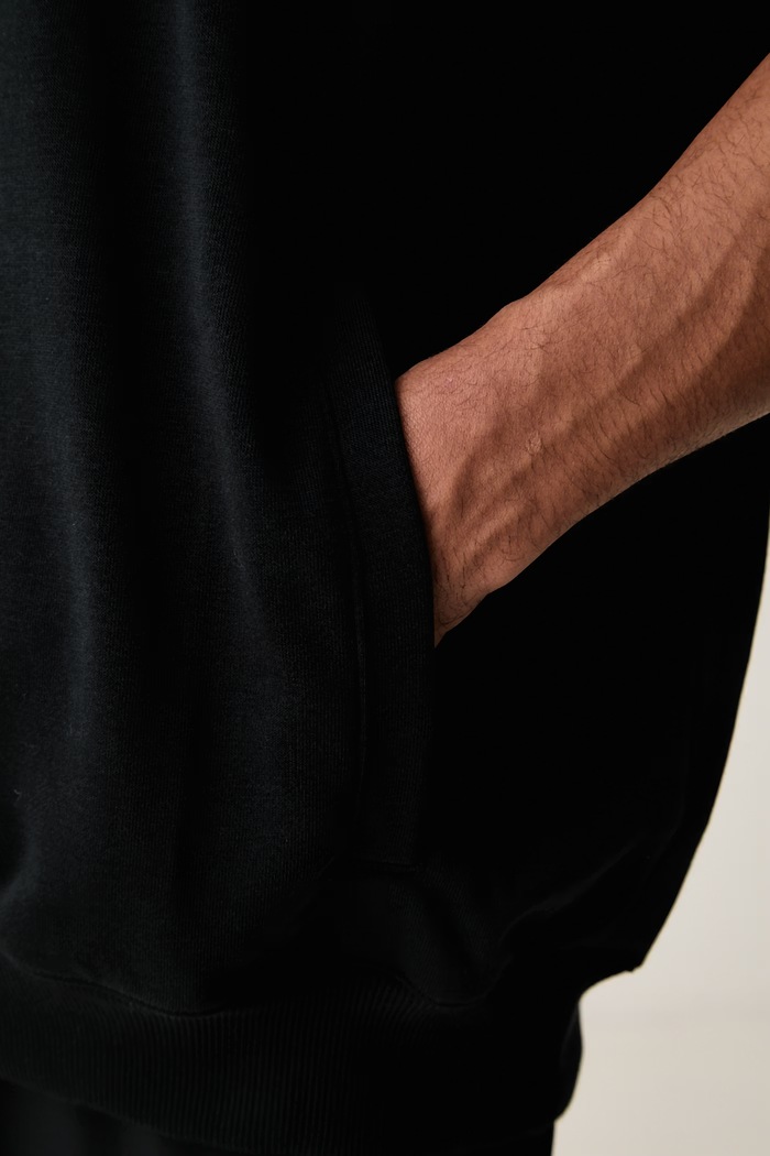 Bluza z kapturem męska z bawełną Rival Under Armour 6014686 granatowy