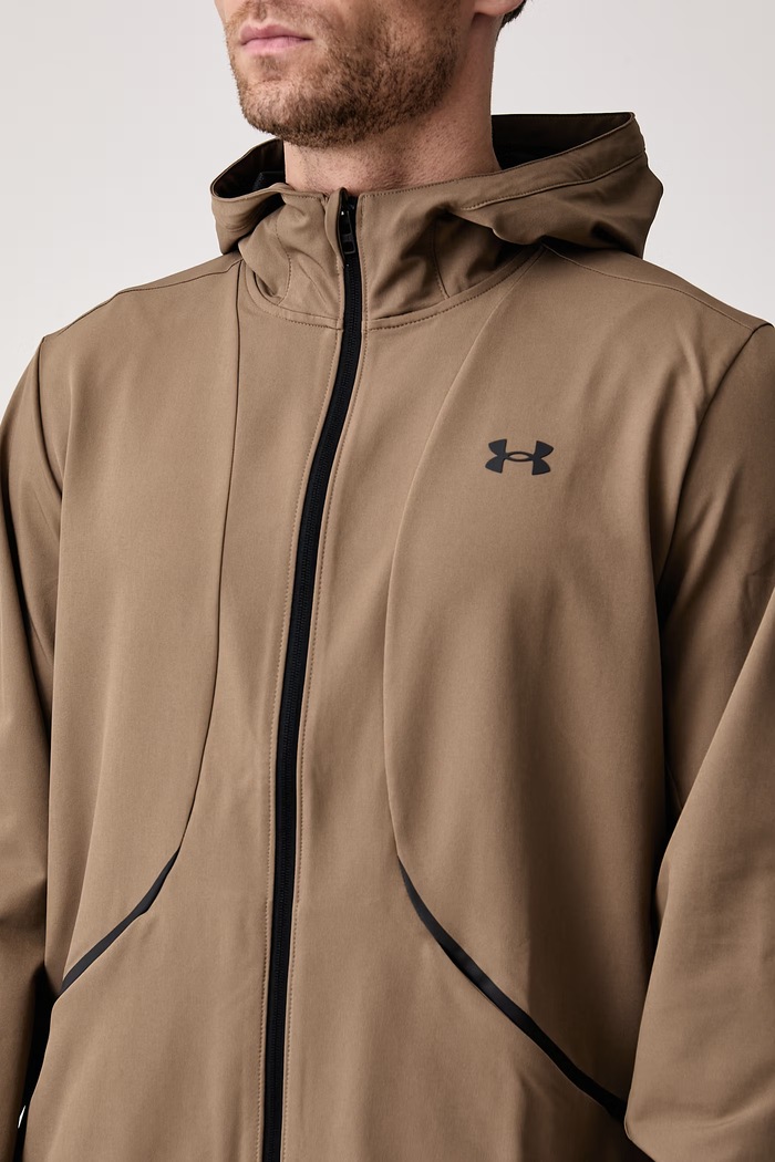 Bluza rozpinana z kapturem męska Unstoppable Under Armour 6014621 zielony