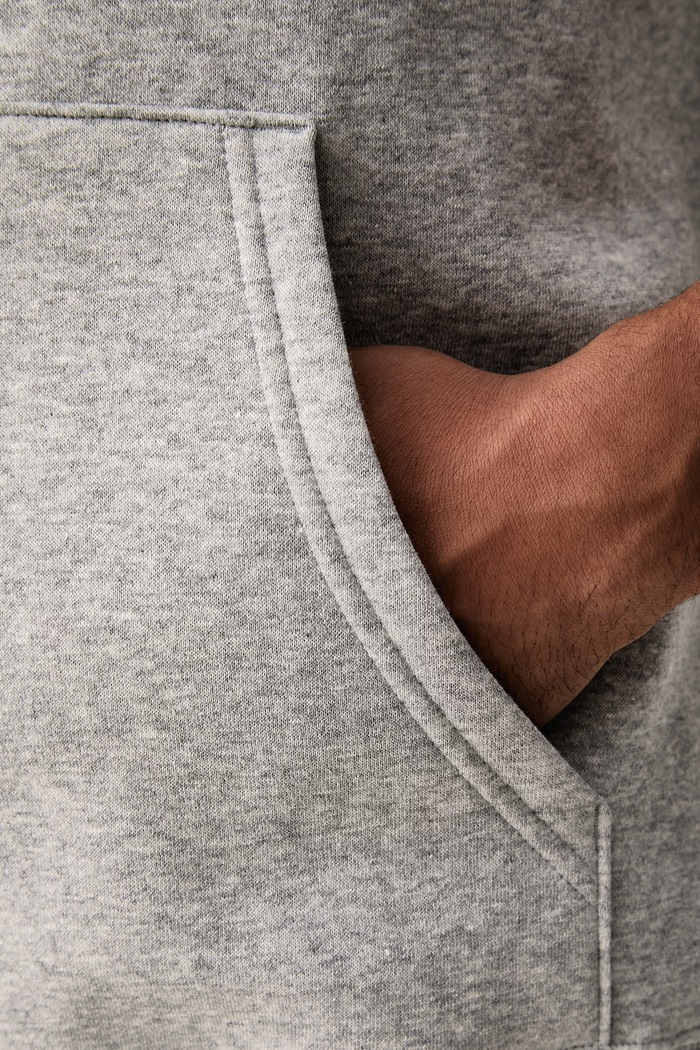Bluza z kapturem męska z bawełną Rival Under Armour szary 6013448