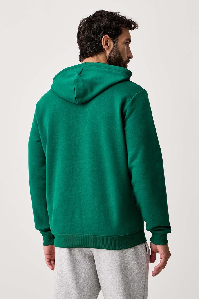 Odzież Under Armour Bluza z kapturem męska z bawełną Rival 6013448 zielony
