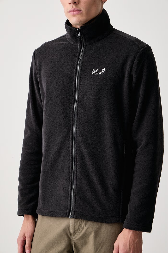 Bluza polarowa męska WILD REBEL Jack Wolfskin A66527 czarny