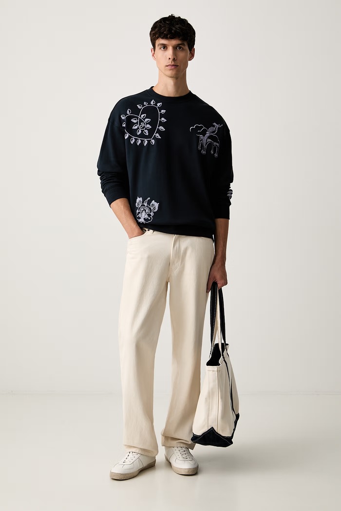 Scotch & Soda bluza męska bawełniana 183599 granatowy AW26