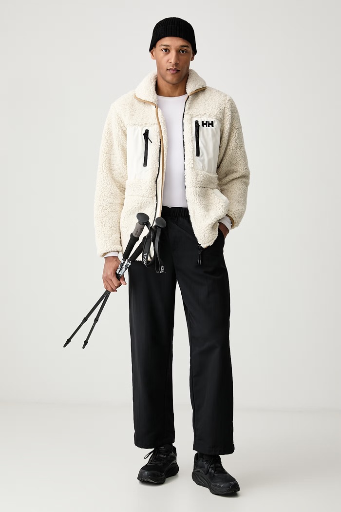 Helly Hansen Bluza rozpinana męska polarowa MOONLIT PILE 48379 beżowy AW26