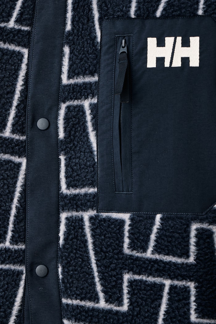 Bluza rozpinana męska polarowa PANORAMA Helly Hansen granatowy 63349.597