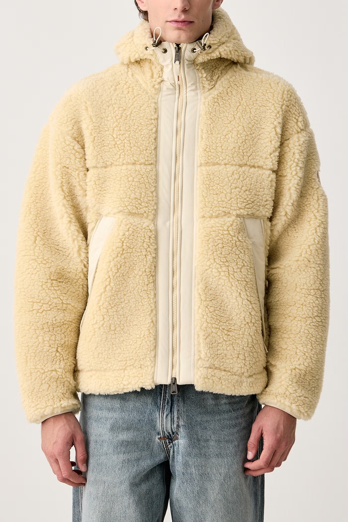 Bluza rozpinana z kapturem męska polarowa Maple Napapijri NP0A8A6ON5E1 żółty