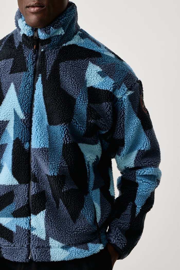 Bluza polarowa męska Fleece Napapijri NP0A8AO4FXJ1 granatowy