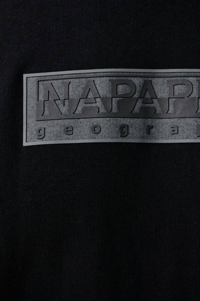 Longsleeve męski bawełniany Box Logo Napapijri czarny NP0A8BC59411