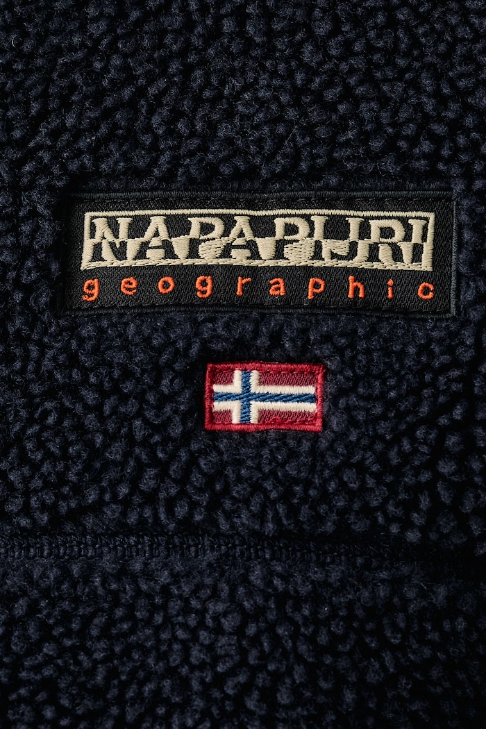 Bluza rozpinana męska polarowa T-Tynik Napapijri granatowy NP0A4IA91761