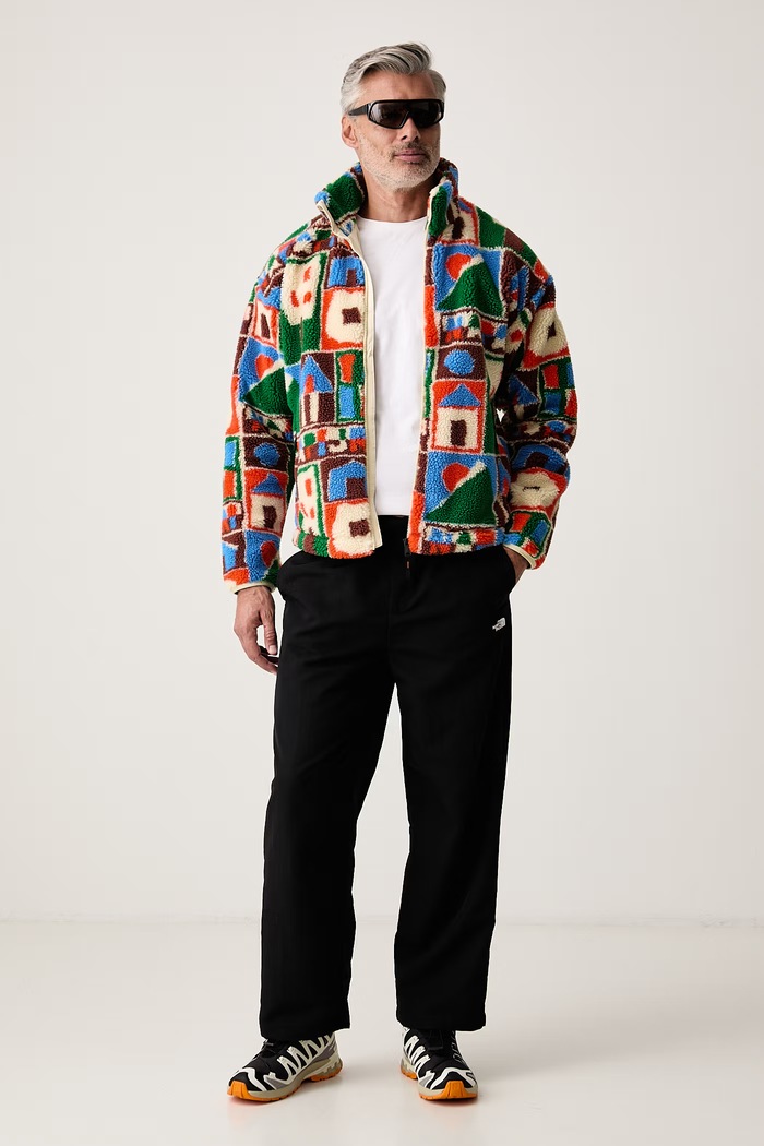 Napapijri Bluza polarowa męska Fleece NP0A8AO4FXE1 multicolor AW26