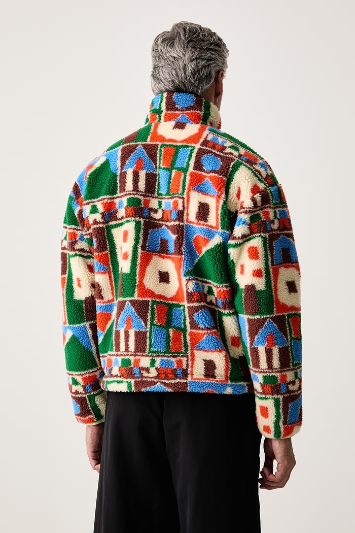 Odzież Napapijri Bluza polarowa męska Fleece NP0A8AO4FXE1 multicolor
