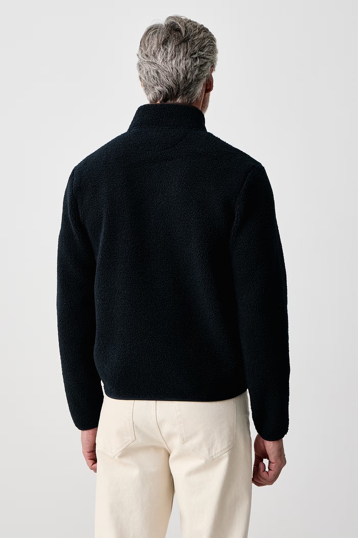 Odzież Hackett London Bluza polarowa męska HM5800147 granatowy