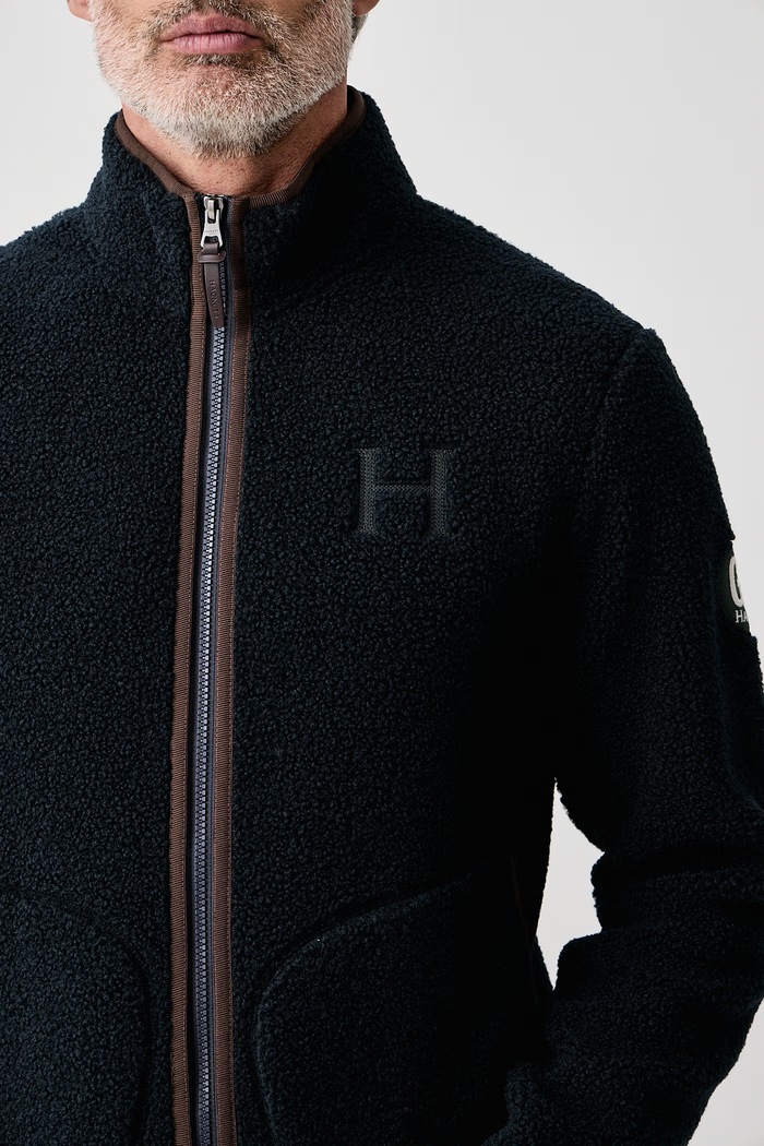 Bluza polarowa męska Hackett London HM5800147 granatowy