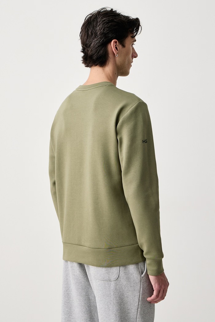 Odzież Hackett London Bluza męska z bawełną HM5800132 zielony
