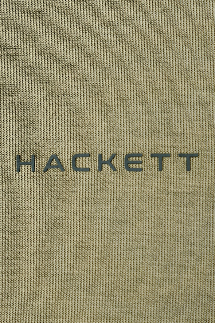 Bluza męska z bawełną Hackett London zielony HM5800132