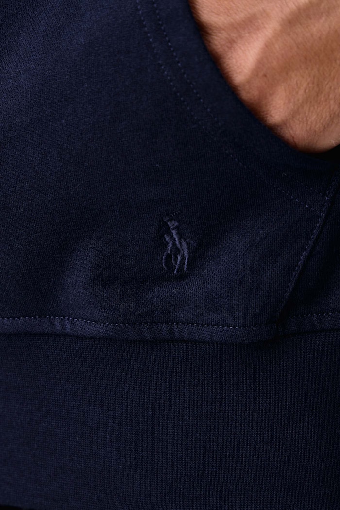 Bluza lounge męska z bawełną Polo Ralph Lauren granatowy 714962527
