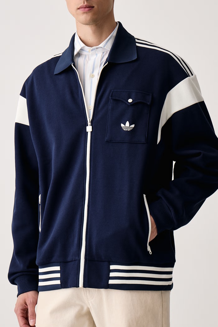 Суичър с цип мъжки adidas Originals KW5664 тъмносин