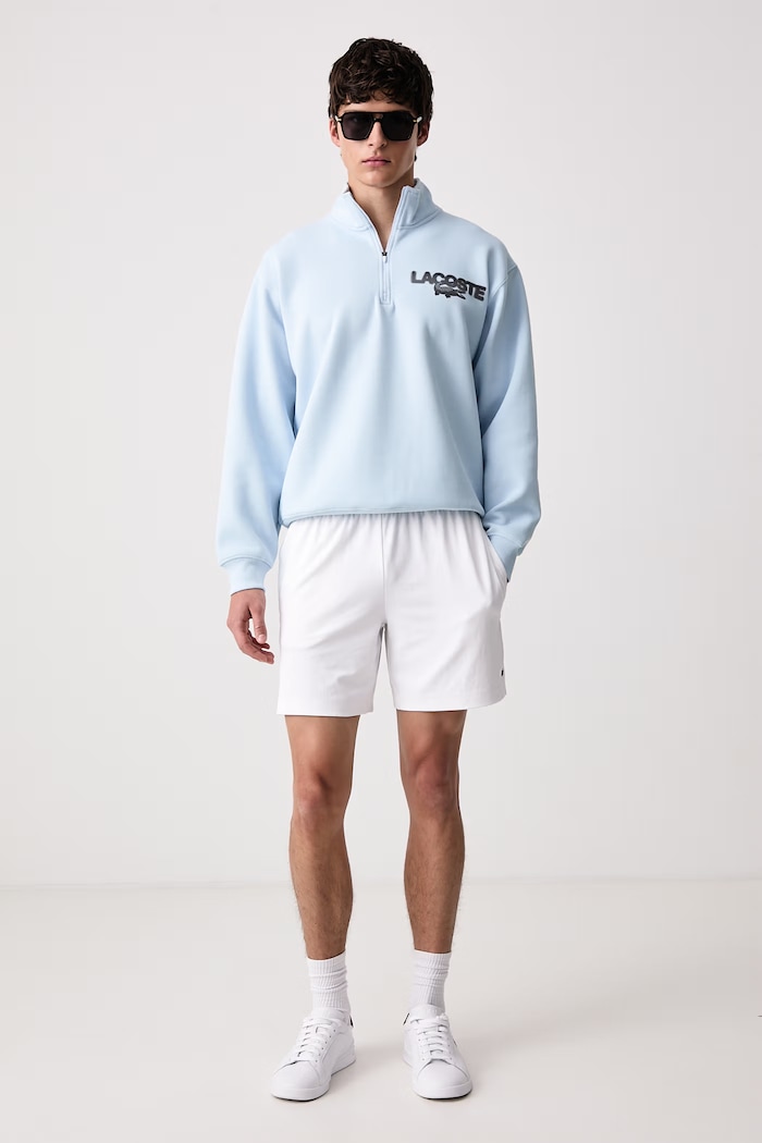 Lacoste Bluza męska z bawełną SH9675 niebieski AW26