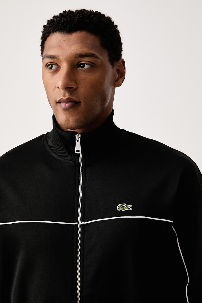 Bluza sportowa męska Lacoste SH0627 czarny