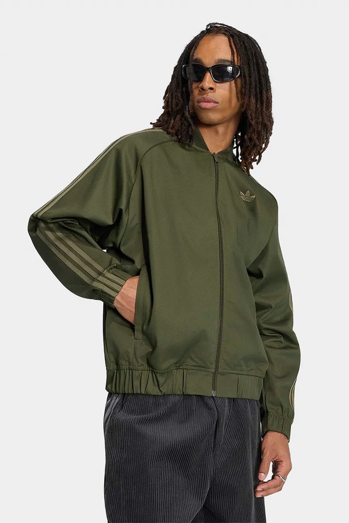Bluza rozpinana męska Adicolor Classic adidas Originals KR1370 zielony