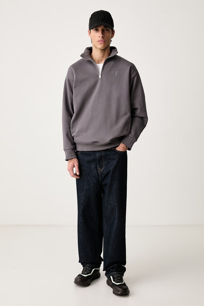 On Club Collective sweatshirt with cotton Men's 1MG10734989 gray AW26