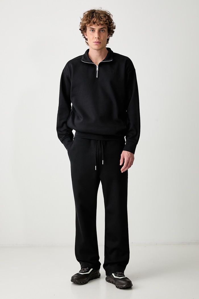 On Club Collective felpa con cotone da uomo 1MG30790553 nero AW26