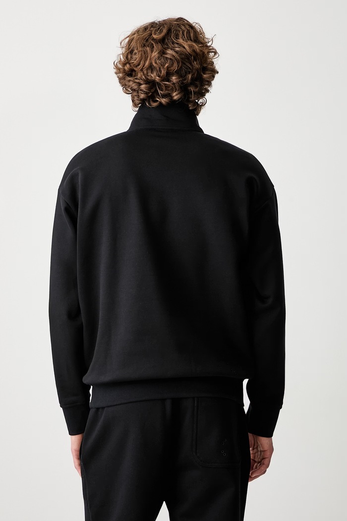 Abbigliamento On Club Collective felpa con cotone da uomo 1MG30790553 nero