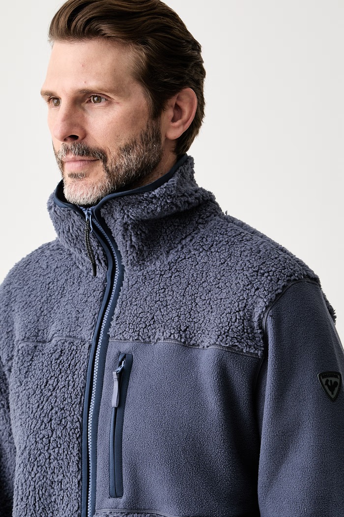 Rossignol bluza polarowa męska ALLTRACK granatowy RLOML10