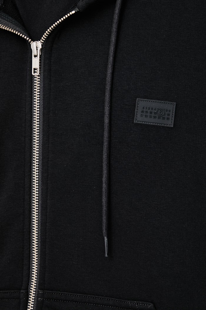 MM6 Maison Margiela Bluza rozpinana z kapturem męska z bawełną SH2HG0009.M25013
