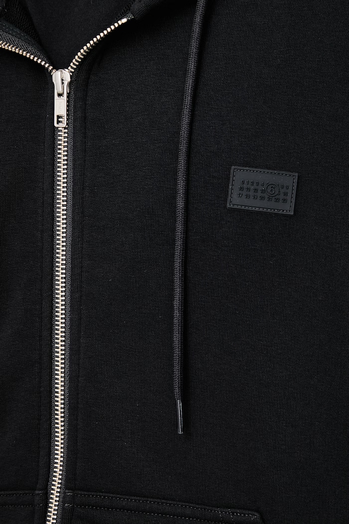 MM6 Maison Margiela Bluza rozpinana z kapturem męska z bawełną SH2HG0009.M25013
