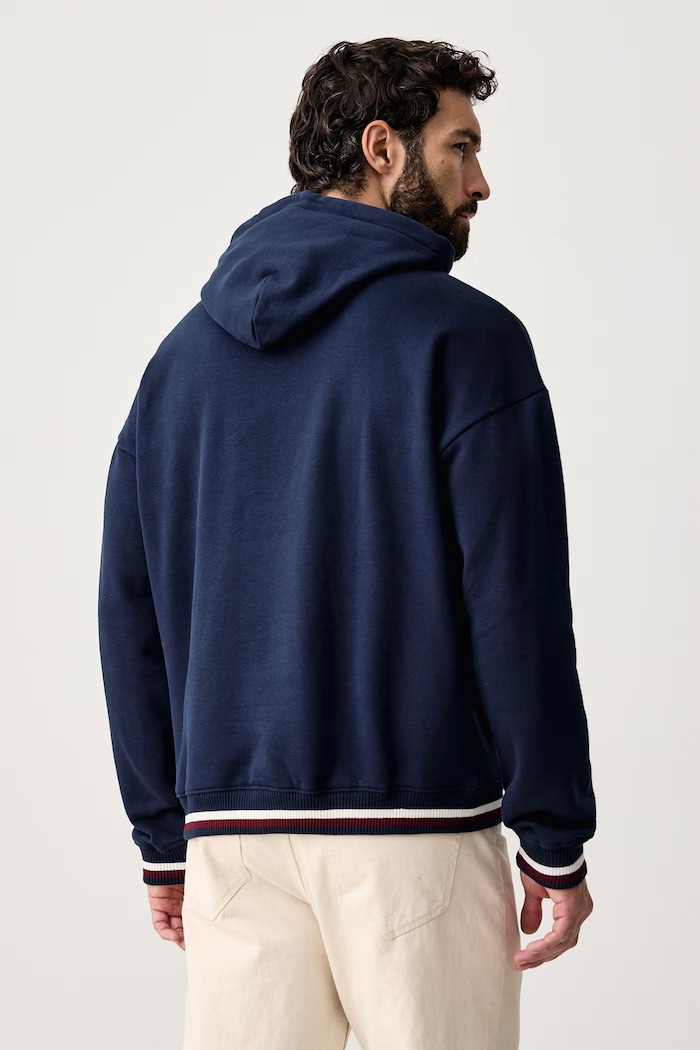 Oblačila Tommy Hilfiger Loungewear pulover moški UM0UM04057 mornarsko modra