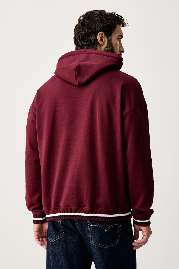 Oblačila Tommy Hilfiger Loungewear pulover moški UM0UM04057 bordo