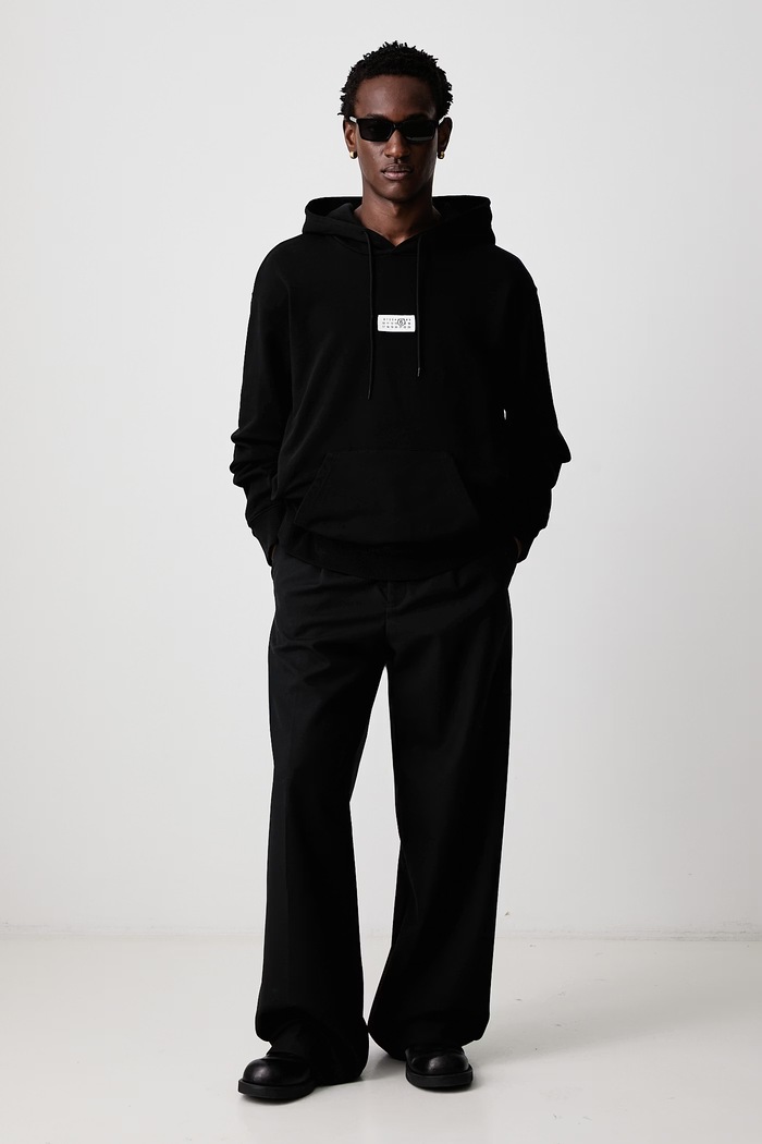 MM6 Maison Margiela Bluza męska bawełniana SH0GU0048.M25025 czarny AW26