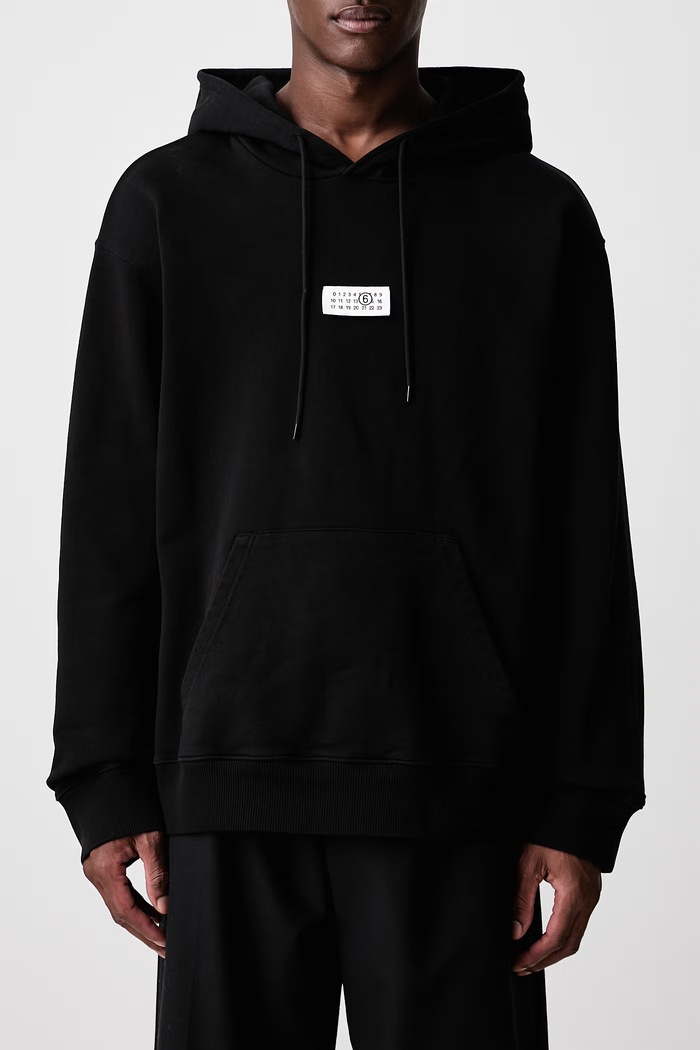 Bluza męska bawełniana MM6 Maison Margiela czarny SH0GU0048.M25025