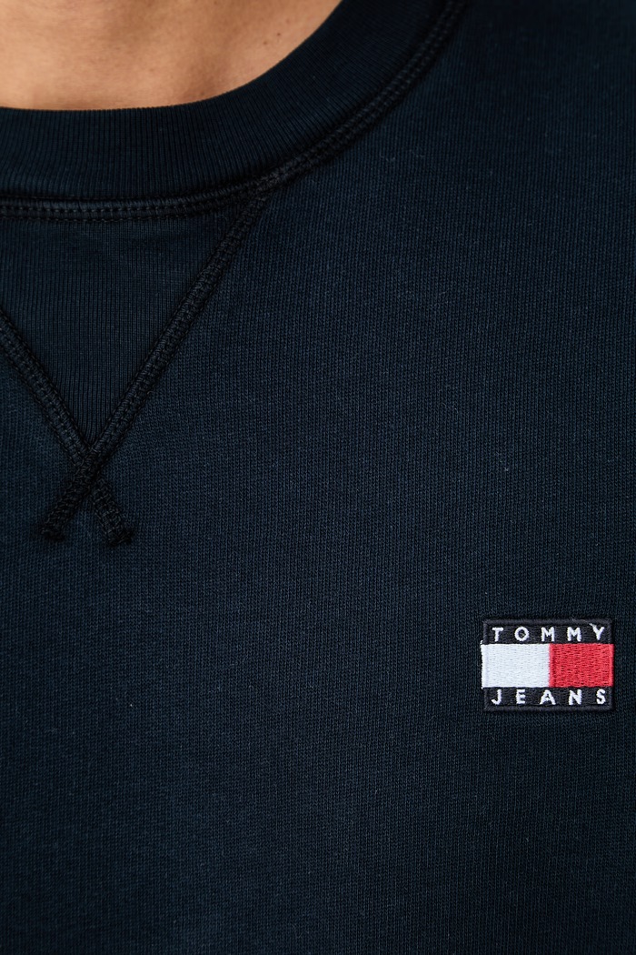 Tommy Jeans mikina pánská s bavlnou DM0DM23607 námořnická modř