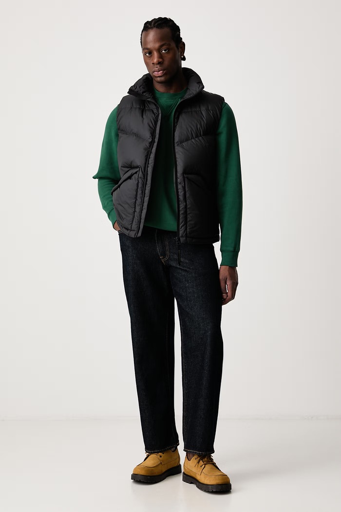 Tommy Jeans Bluza męska z bawełną DM0DM23607 zielony AW26