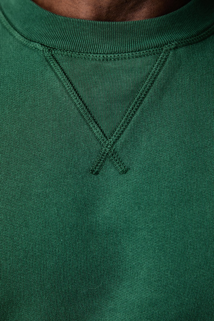 Bluza męska z bawełną Tommy Jeans zielony DM0DM23607