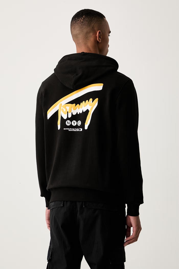 Oblečení Tommy Jeans mikina pánská bavlněná DM0DM23583 černá