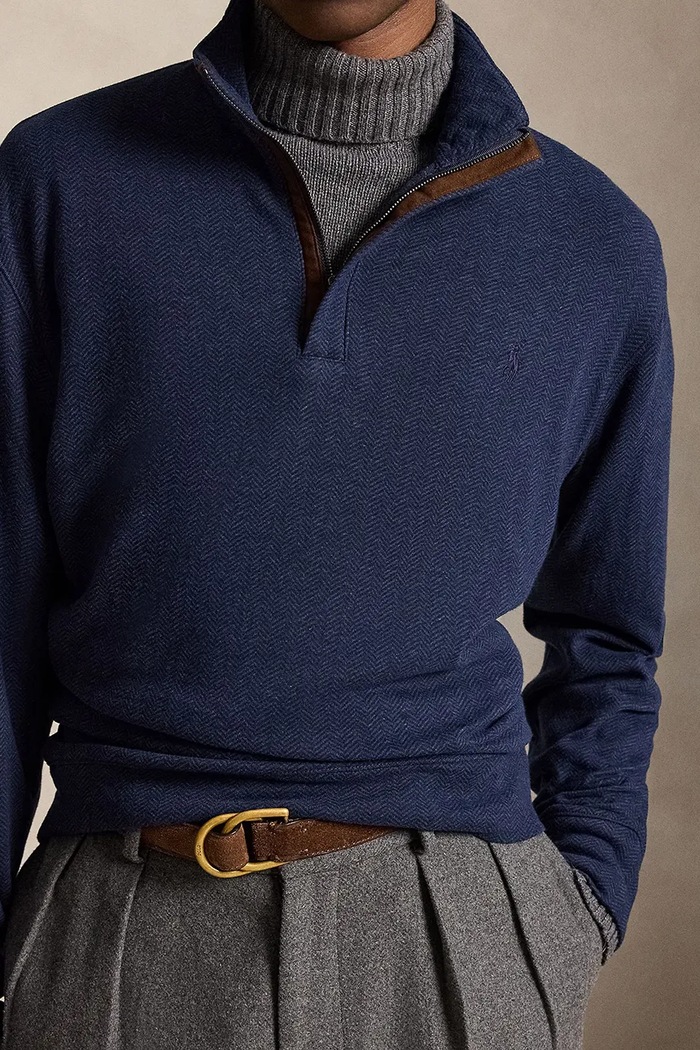 Bluza męska Polo Ralph Lauren 710B24474 granatowy
