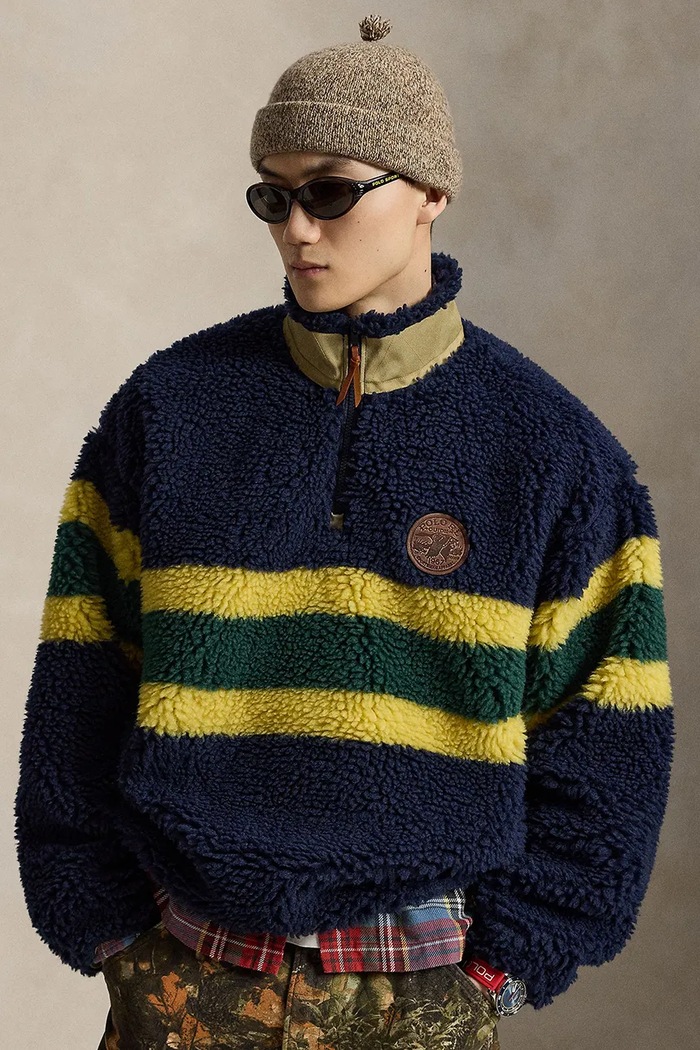 Polo Ralph Lauren Bluza męska polarowa granatowy 710B26320