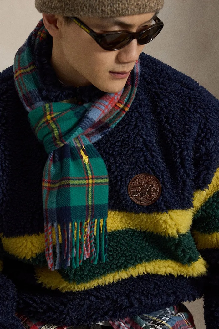 Bluza męska polarowa Polo Ralph Lauren granatowy 710B26320