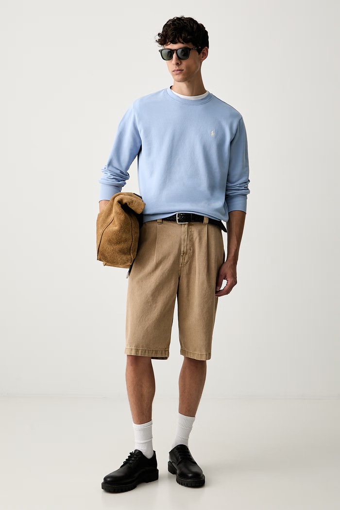 Polo Ralph Lauren mikina pánska bavlnená 710B31423 modrá AW26