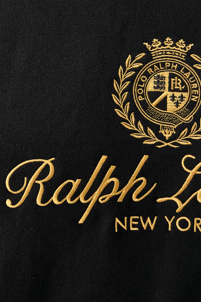 Bluza męska z bawełną Polo Ralph Lauren czarny 710B28743