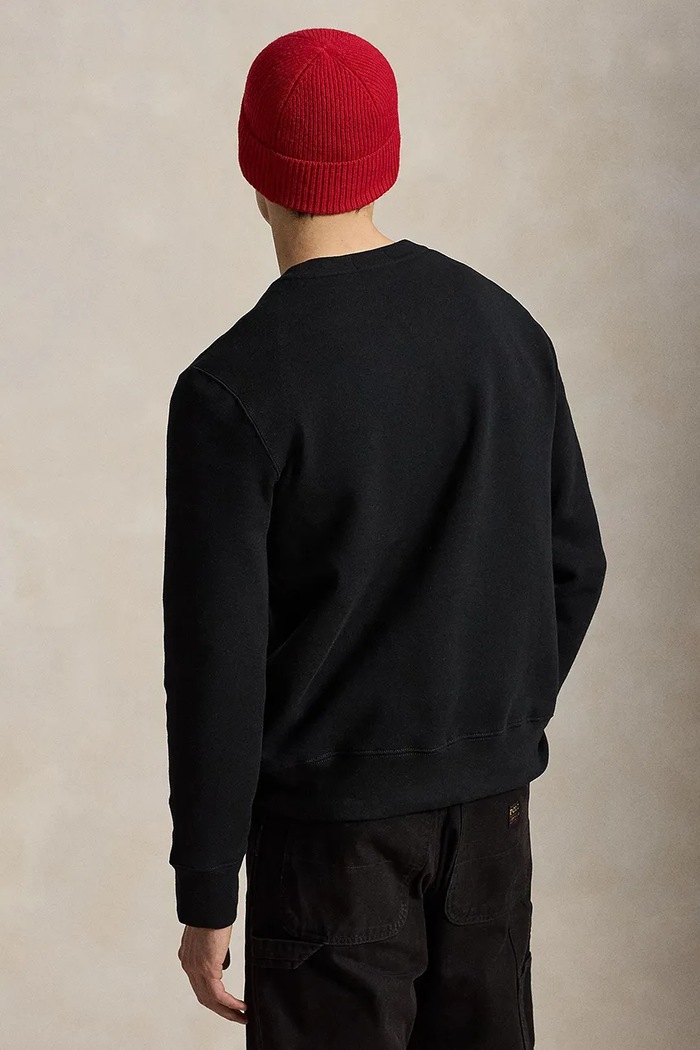 Polo Ralph Lauren Bluza męska z bawełną 710B28740 czarny AW26
