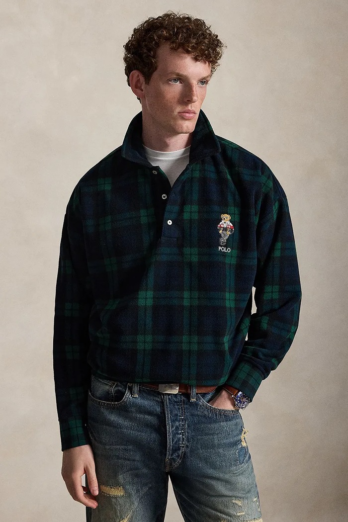 Polo Ralph Lauren Bluza męska polarowa granatowy 710B28736