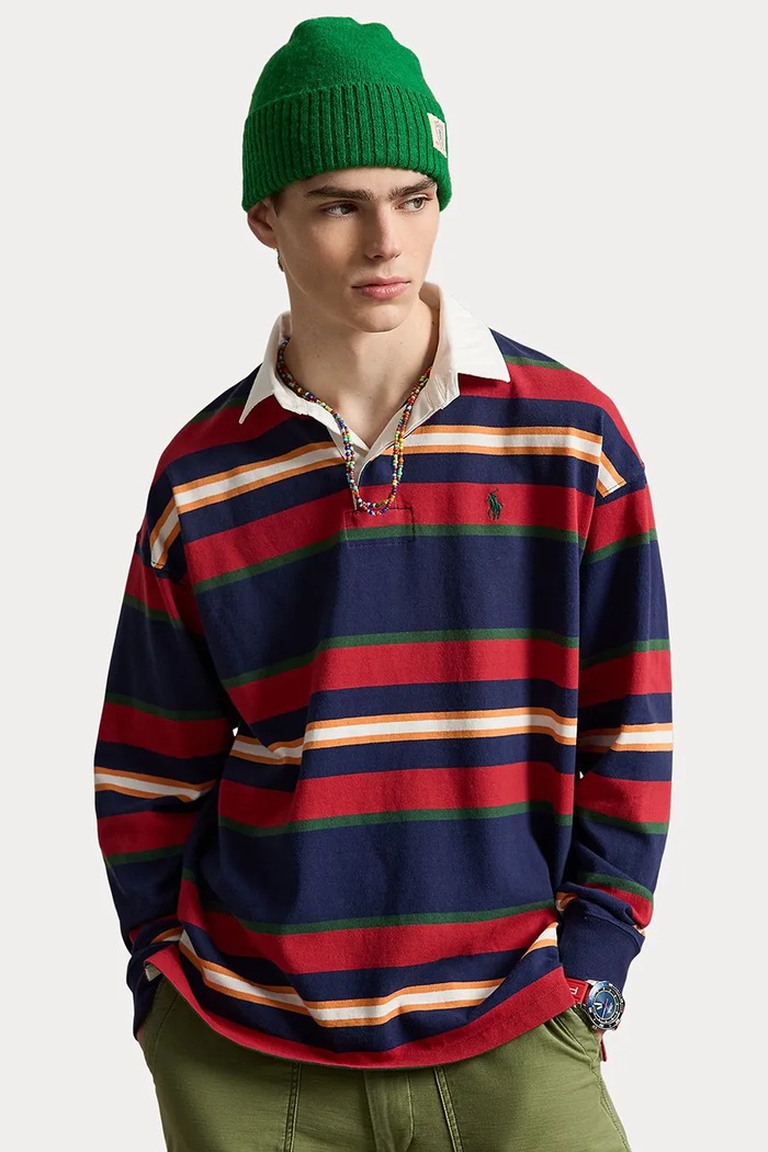 Polo Ralph Lauren bluza męska bawełniana multicolor 710B26315