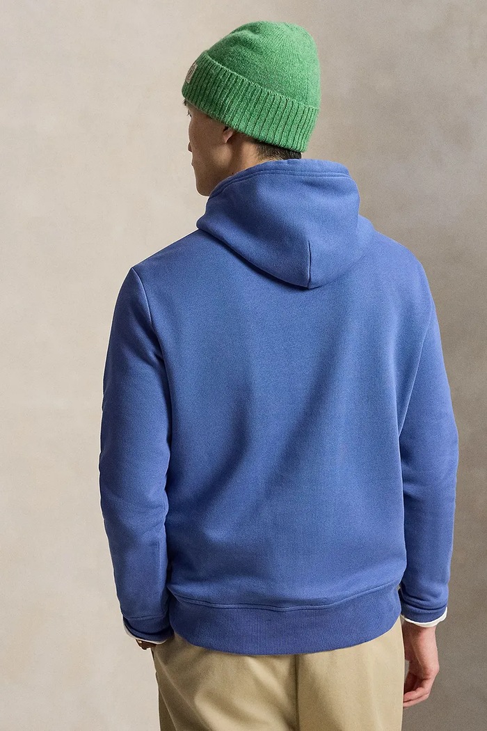 Polo Ralph Lauren dukserica sa kapuljačom za muškarce s pamukom 710B26149 plava AW26