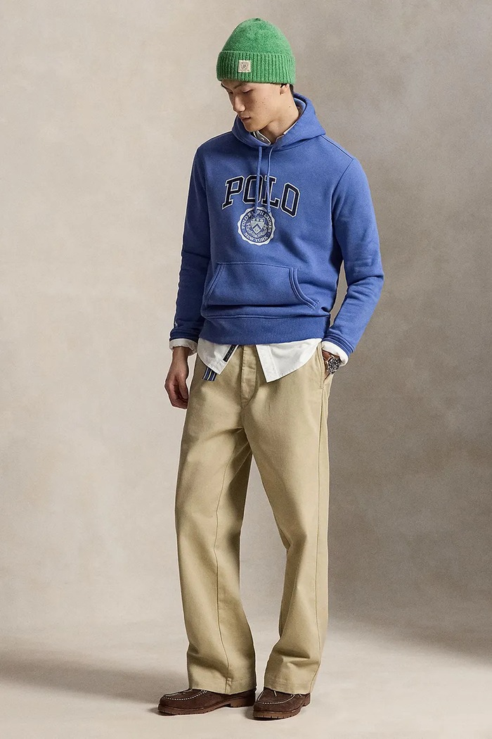 Odjeća Polo Ralph Lauren dukserica sa kapuljačom za muškarce s pamukom 710B26149 plava