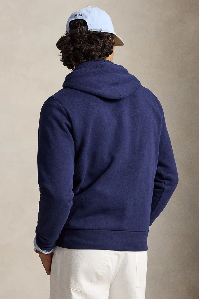 Polo Ralph Lauren bluza z kapturem męska z bawełną 710B26089 granatowy AW26
