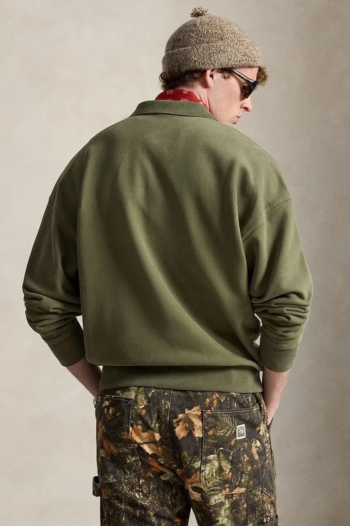 Polo Ralph Lauren polo męskie bawełniane 710981478 zielony AW26