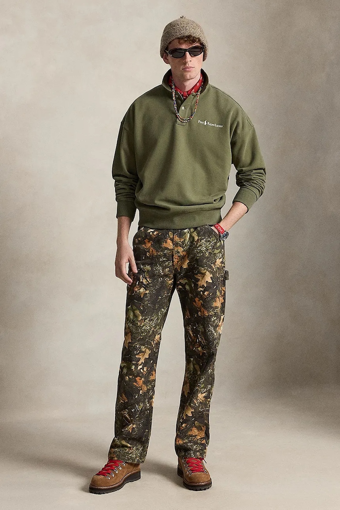 Odzież Polo Ralph Lauren polo męskie bawełniane 710981478 zielony